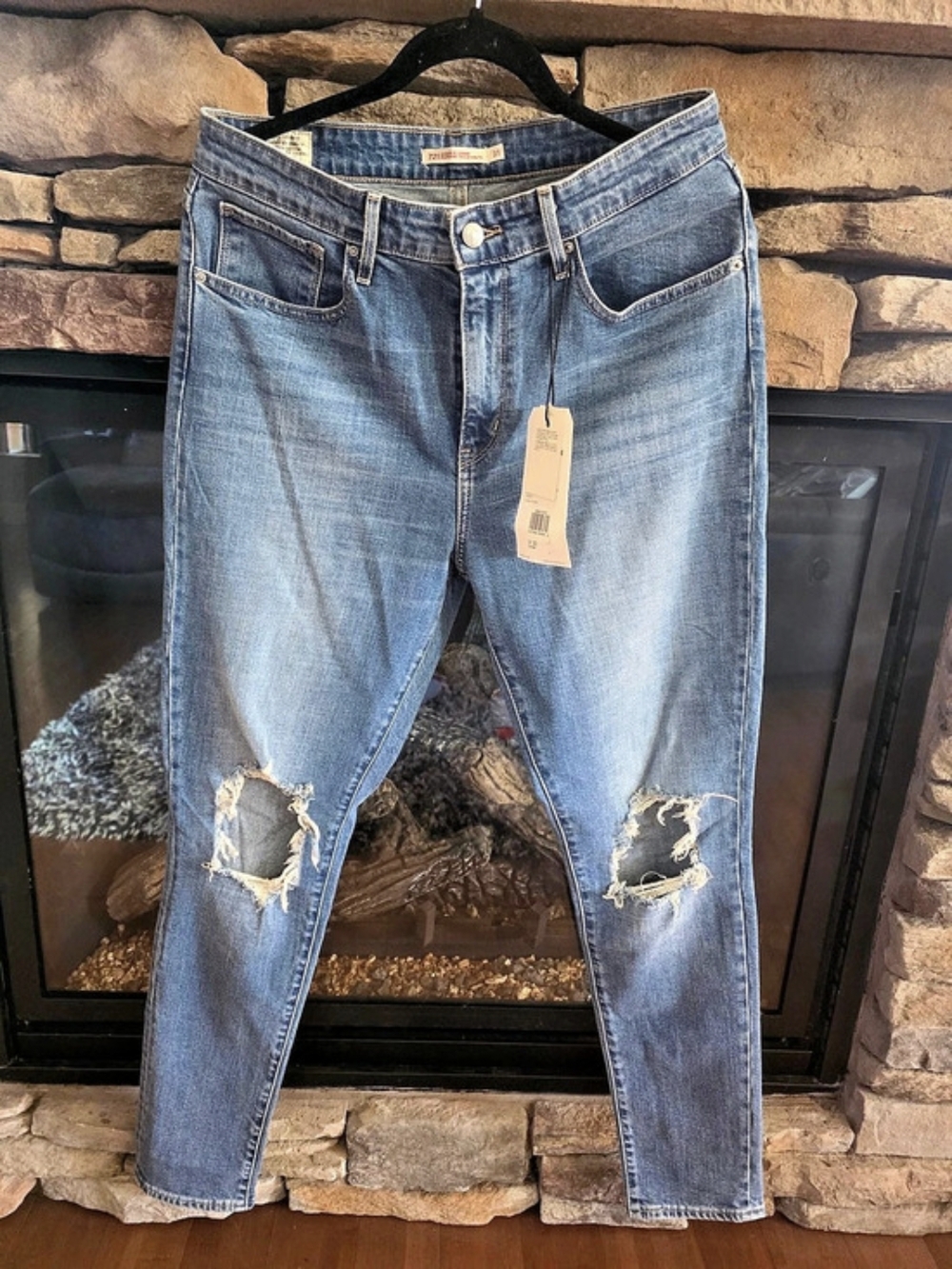 Levi's 721 High Rise Skinny High Rise Skinny Jeans Blue Waist 31 NWT